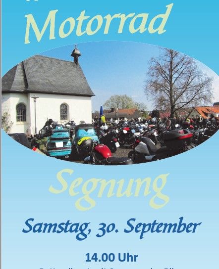 Biker-Gottesdienst zum Ende der Saison